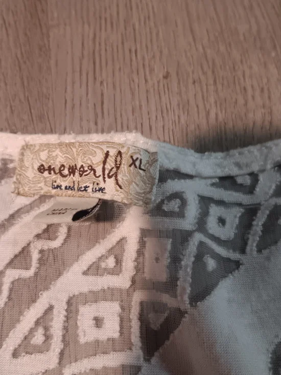 ONE WORLD Cream Sleeveless Lace Midi Dress - Picture 5 of 6